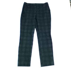 Violets & Roses Pants Size 8/29 Black Womens Plaid Skinny Leg Casual Adult Slim